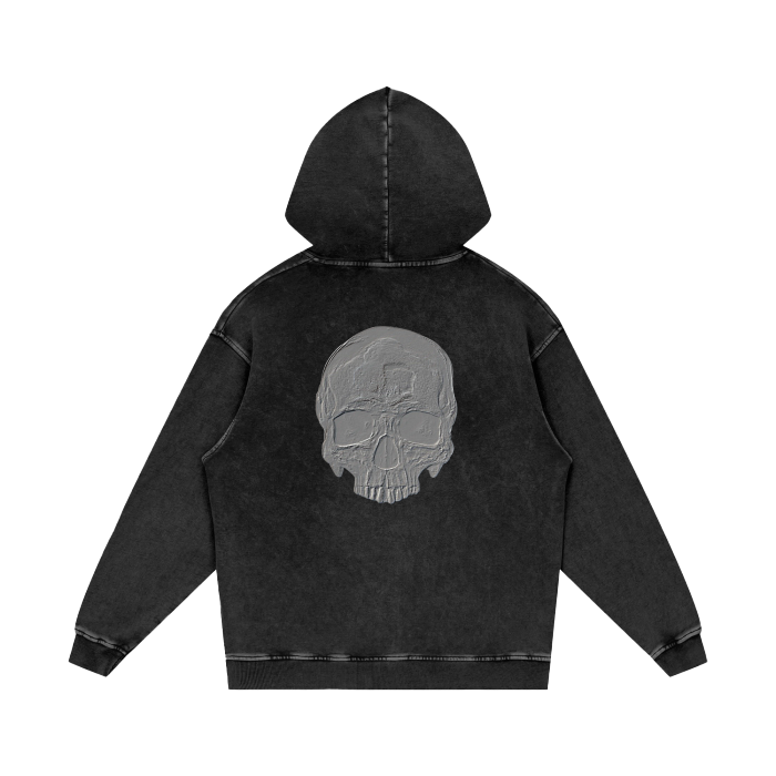 GHXST WEAR BONES AND SKULL HOODIE